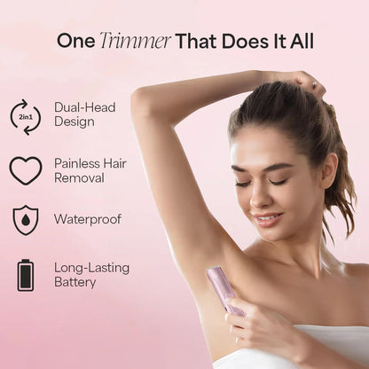 Velura™ Trimmer 2.0 – 2-in-1 Technology for Perfectly Smooth Skin