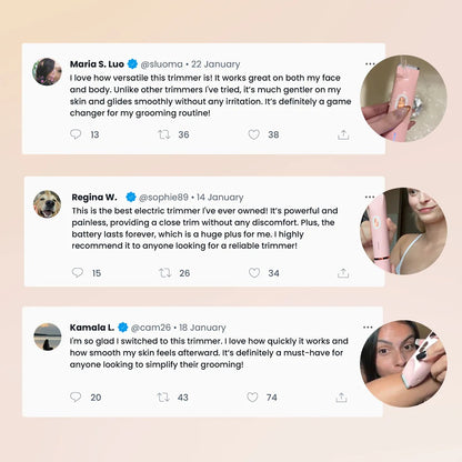 Velura™ Trimmer 2.0 – 2-in-1 Technology for Perfectly Smooth Skin
